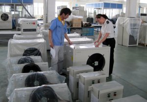 寧波地區(qū)首次出口高溫作業(yè)空調(diào)